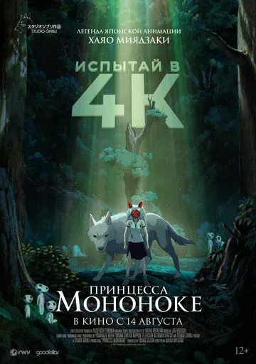 Постер к фильму Принцесса Мононоке (1997)