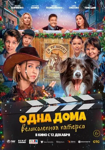 Постер к фильму Одна дома: Великолепная пятерка (2024)